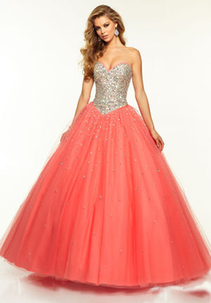 Tulle Rhinestone Sequin Dress