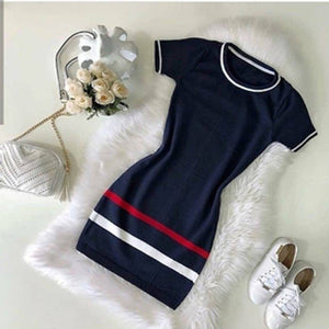 ANGELINE cotton short dress
