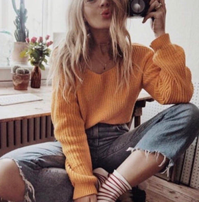 plain long sleeve sweater