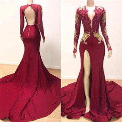 JESSICA split prom dress