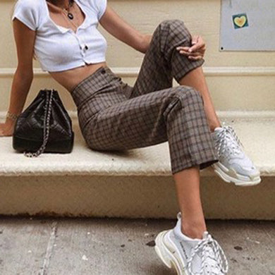 AQILAH square loose pants