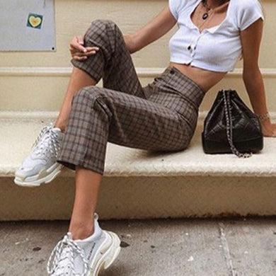 AQILAH square loose pants