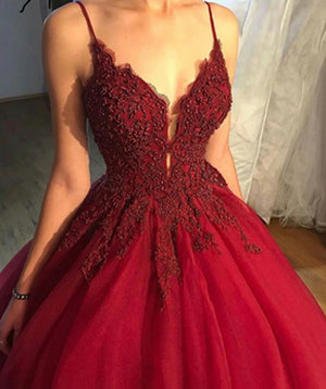 prom 2018 red burn  dress
