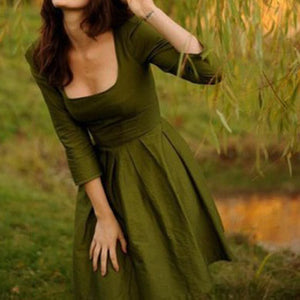 PAULINE short satin dress