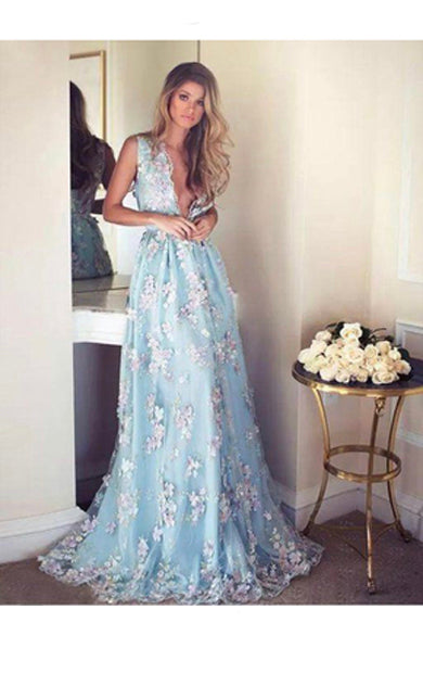 DONNA flower maxi dress