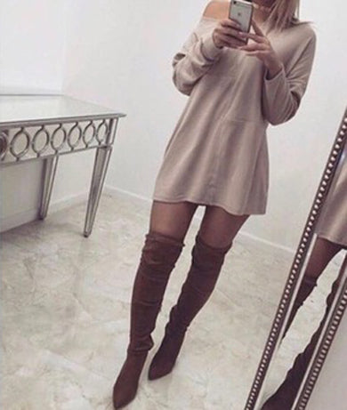 BERYL cotton short dress