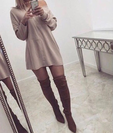 BERYL cotton short dress