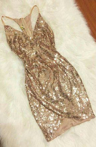 SHINTA glitter sequin dress
