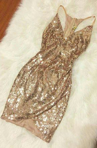 SHINTA glitter sequin dress