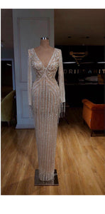 MARJORIE glitter prom dress