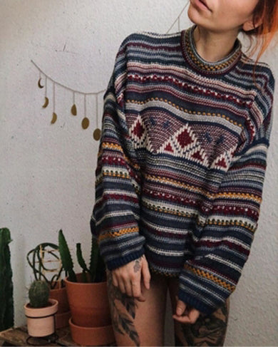 ANNA Patterned Jumper