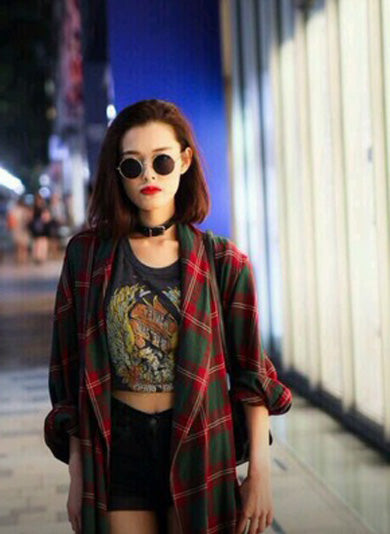 Long Sleeve Plaid Shirt
